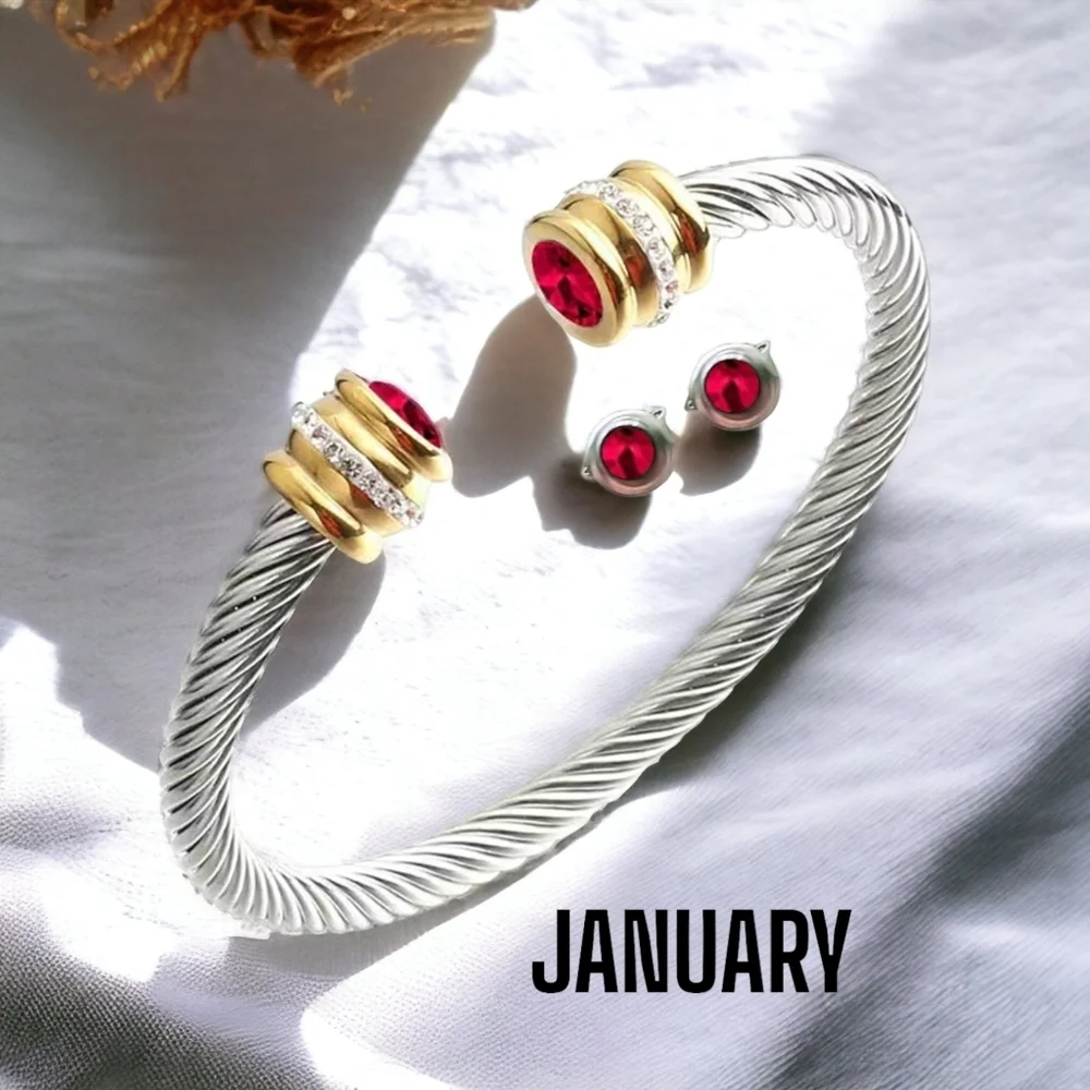 New! JANUARY birthstone bracelet - BTQ